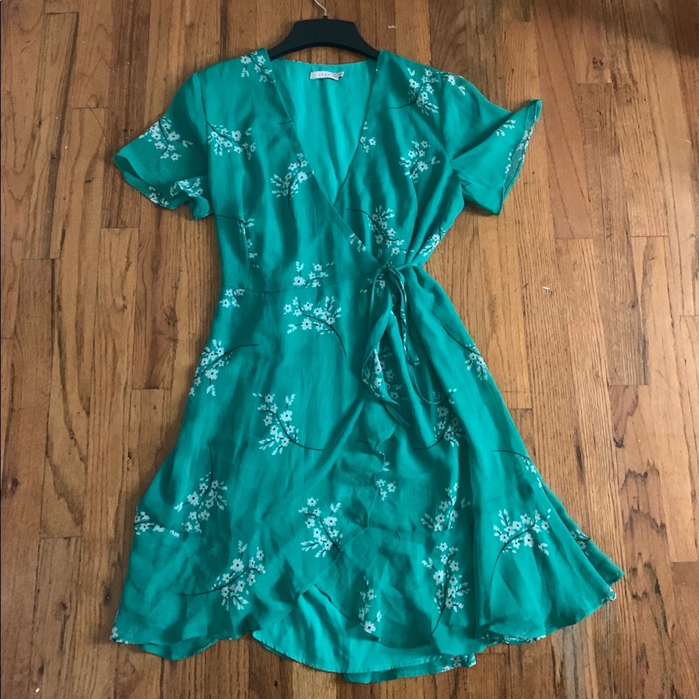 Floral Wrap-Dress